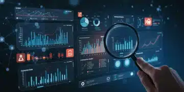 Digital dashboard with competitor deal alerts and market analysis tools.