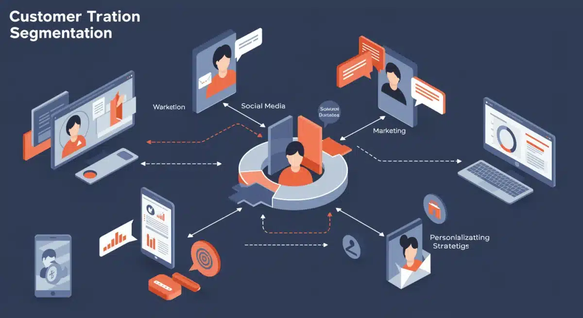 Customer segmentation and personalized marketing strategies infographic