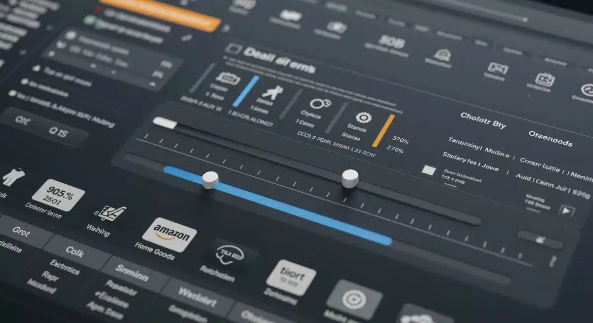 Customizing deal alert subscription settings on a digital interface
