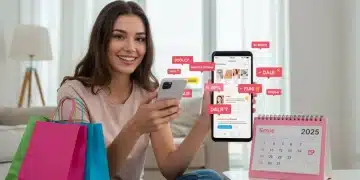 Optimize Deal Alert Subscriptions for 15% More Savings in 2025 Person happily viewing deal alerts on phone for 2025 savings