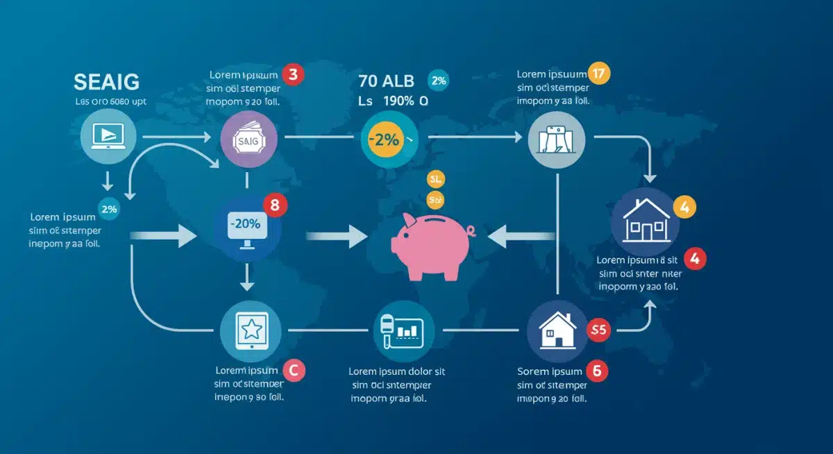 Infographic demonstrating the timeline and diverse categories for early bird deal alerts leading to increased savings.