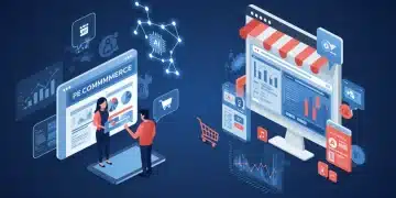 Illustration of hyper-personalized e-commerce experience boosting customer lifetime value