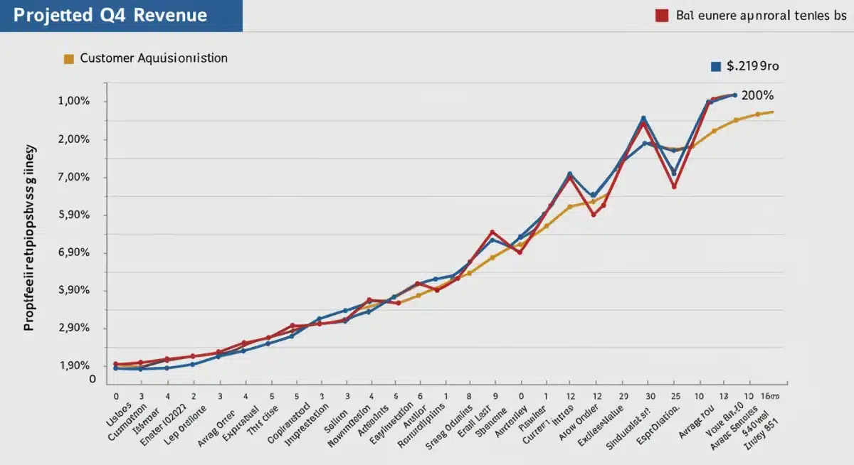 Projected Q4 2025 sales growth with early promotions